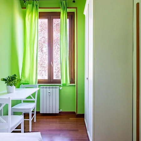 Colorful House On The Tiber Rome